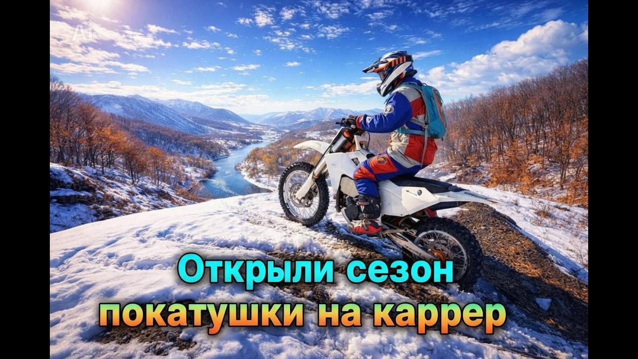 Покатушки раскатываем лес спустя 6 месяцев простоя