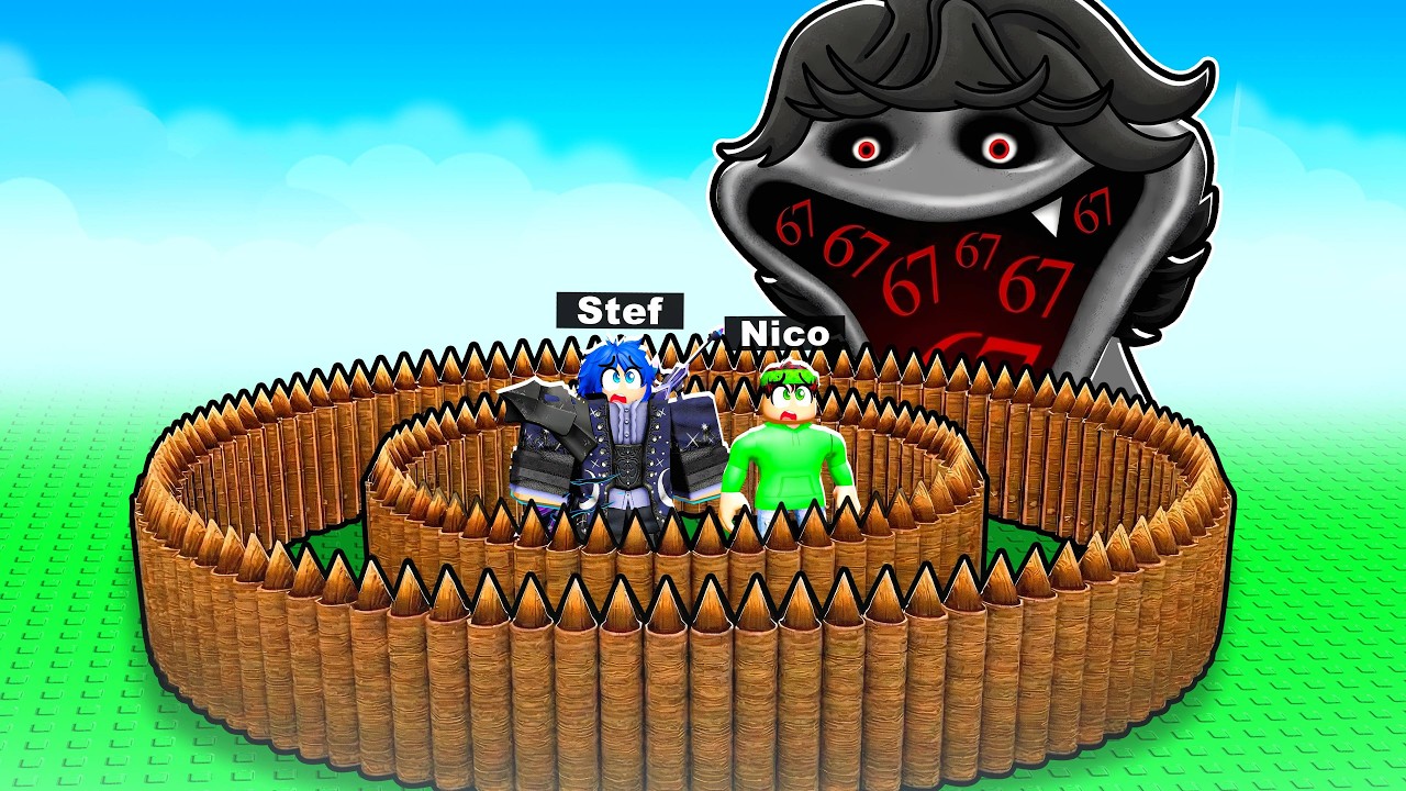 HO COSTRUITO LA BASE PIÙ SICURA CONTRO IL 67 VERME su ROBLOX!