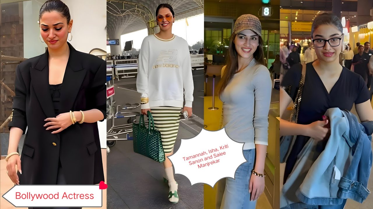 Bollywood Actresses | Isha Koppikar | Tamannah Bhatia | Kriti Sanon | Saiee Manjrekar | New Video 😎 