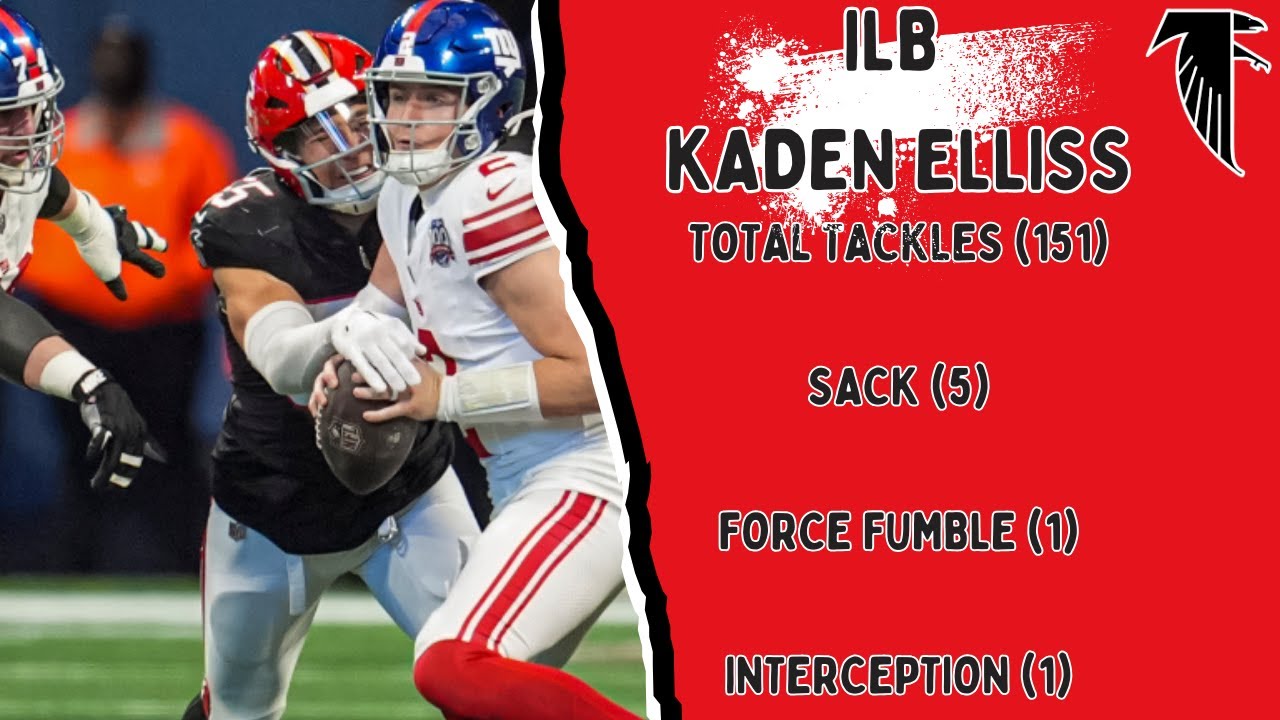 Atlanta Falcons Kaden Elliss Ultimate Highlights 2024
