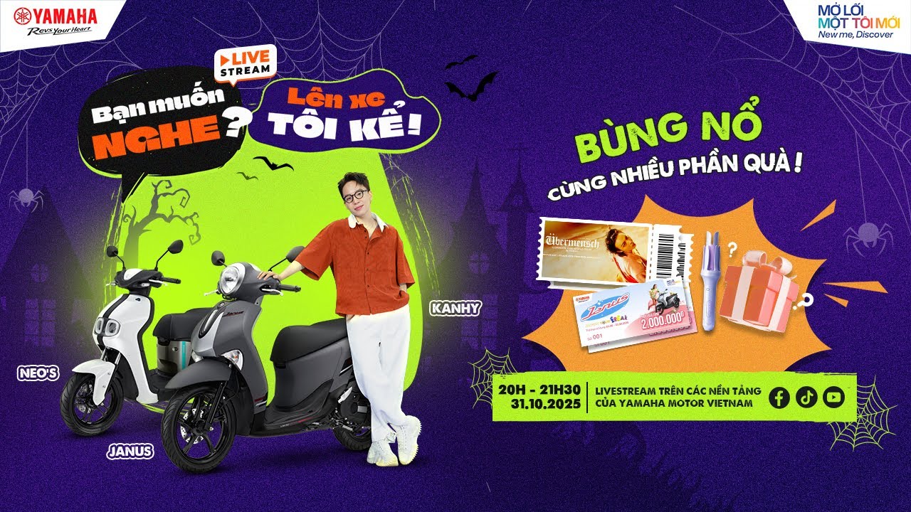 [LIVESTREAM YAMAHA JANUS x NEO’S] - BẠN MUỐN NGHE? LÊN XE TÔI KỂ!!!