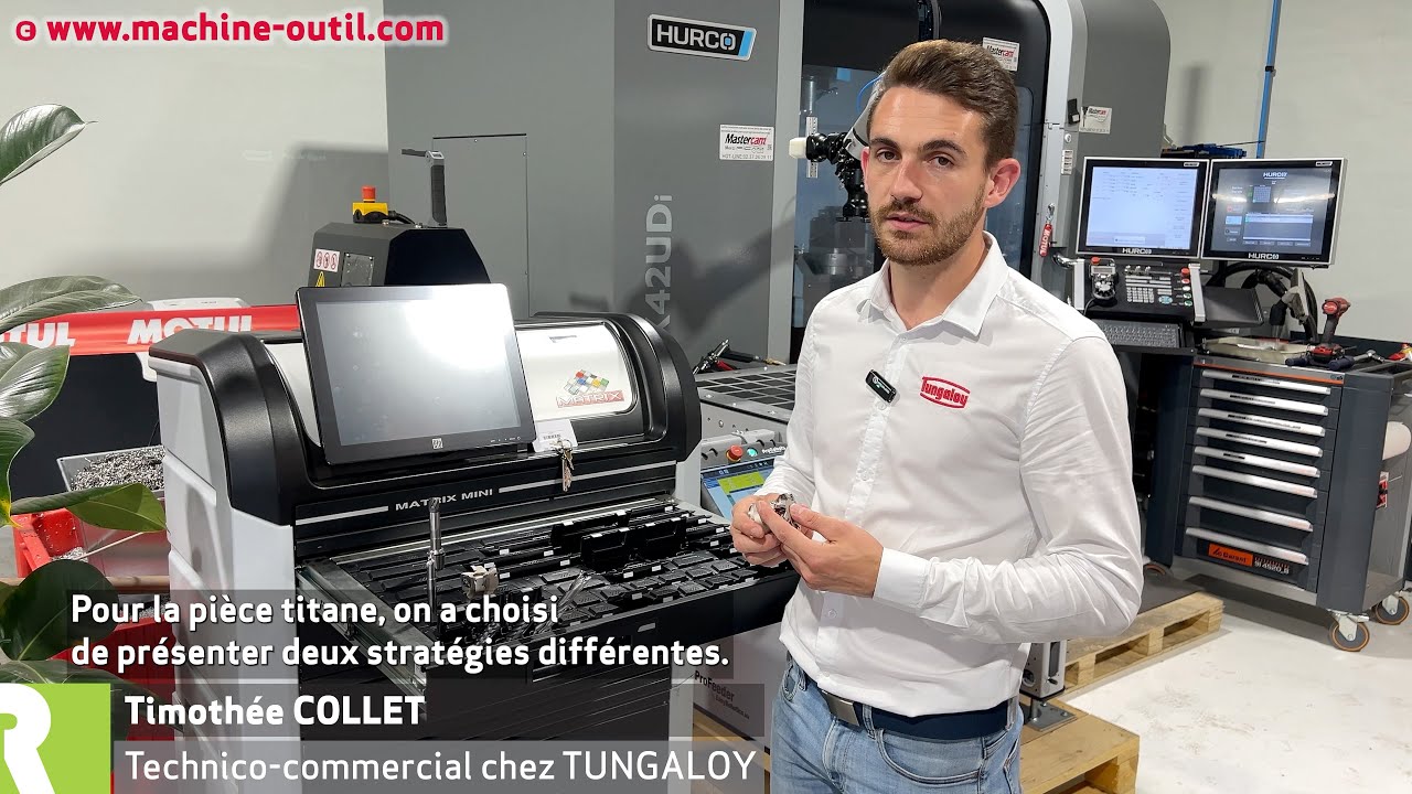 Stratégies d'usinage sur le titane et l'aluminium : fraisage grande avance et usinage trochoïdal