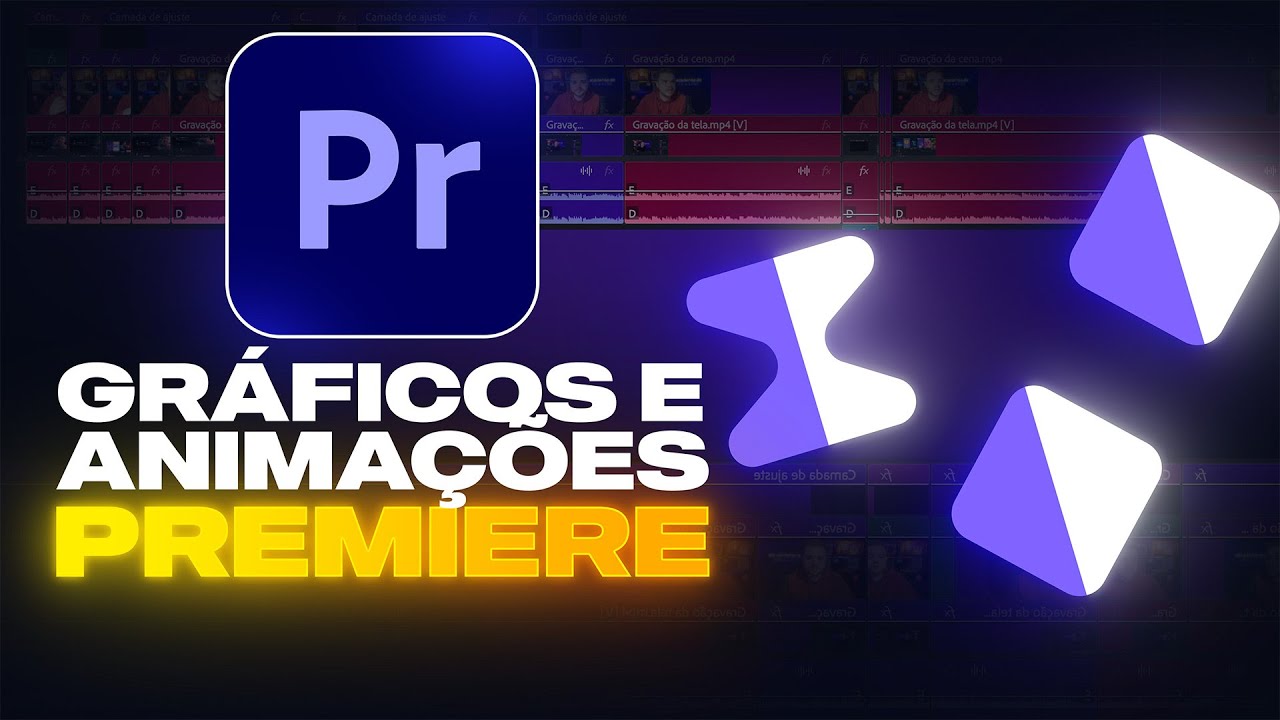 Essa é a forma que eu mais gosto de trabalhar com gráficos e animações no Adobe Premiere