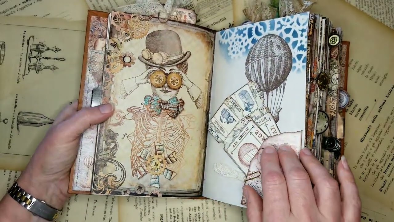 Steampunk Book Flip-through