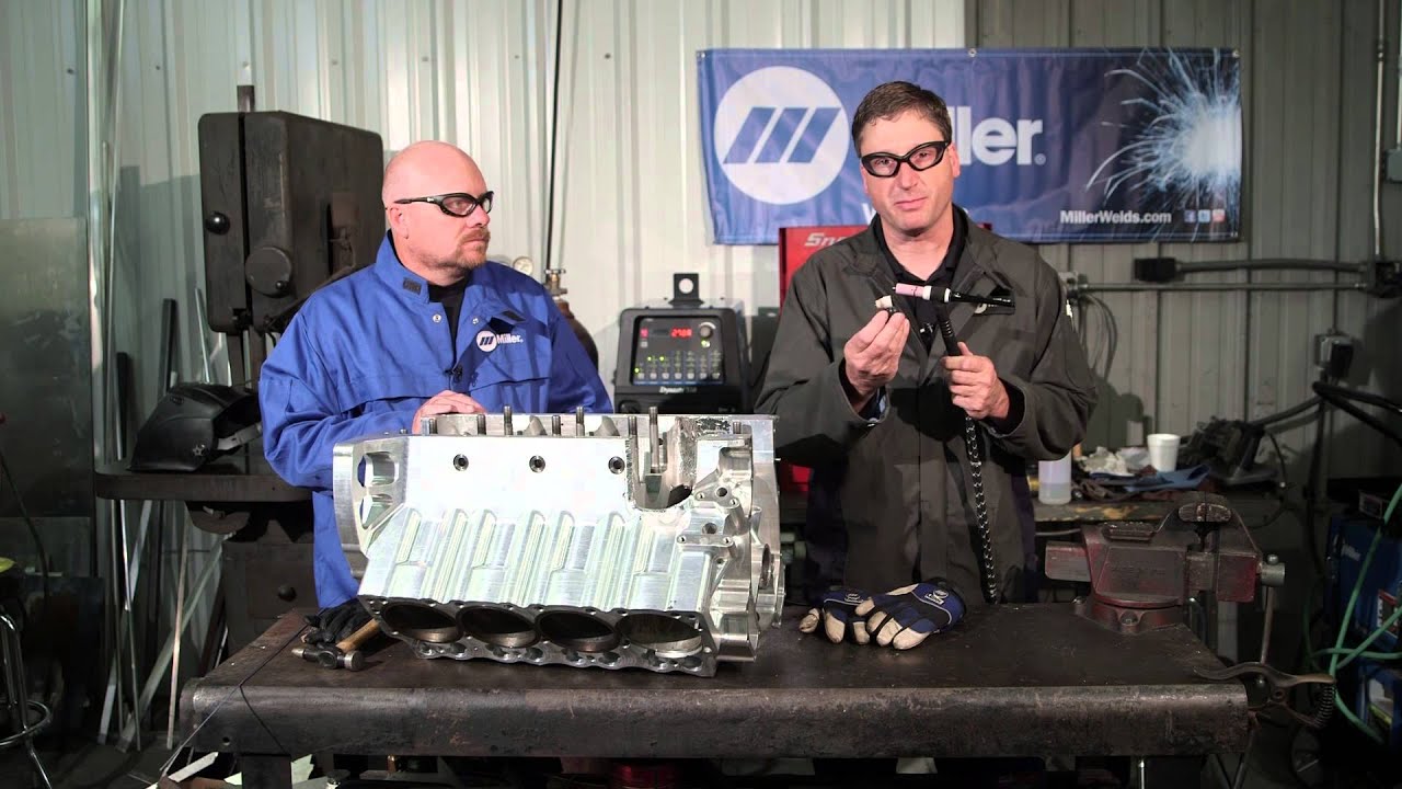 PAR Racing Engines Repairs Engine Block With Dynasty 350 TIG Welder