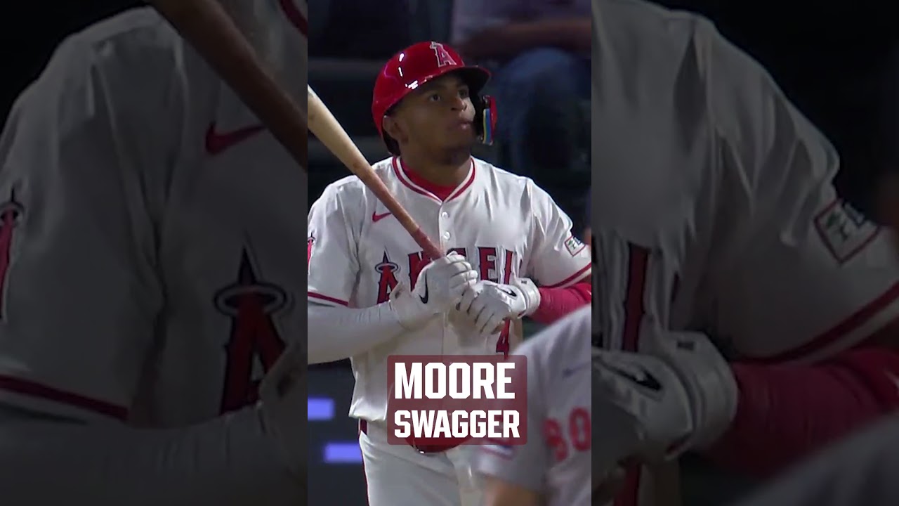 Christian Moore has some big league swagger already 🔥