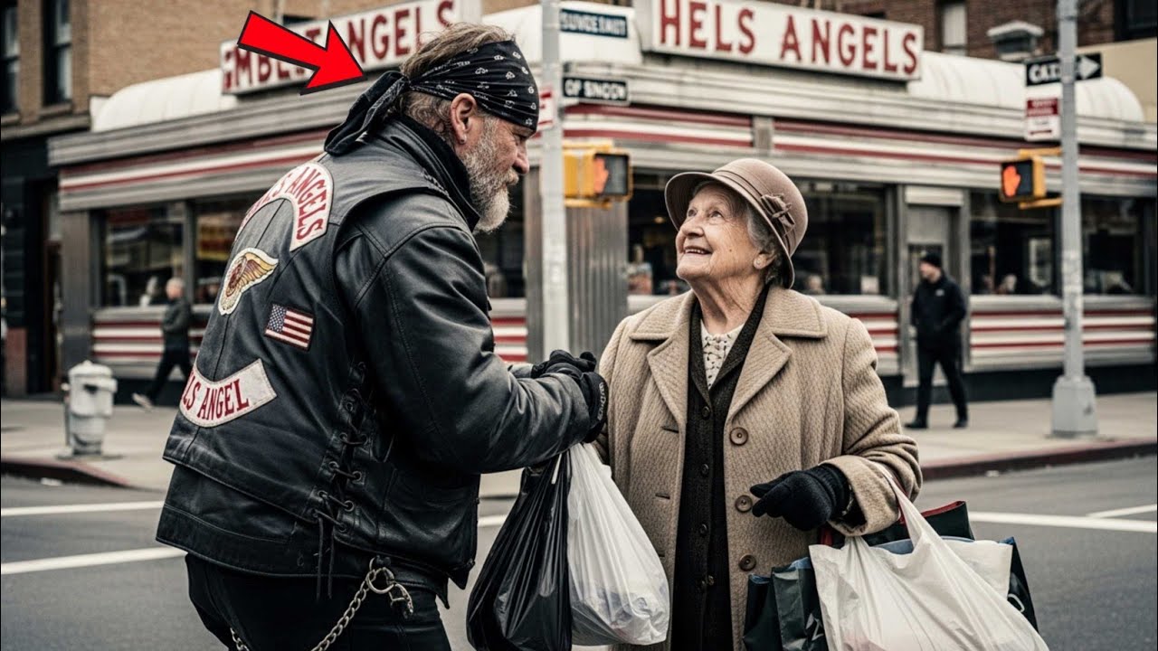 Limping 82-Year-Old Woman Asked Hells Angels: 