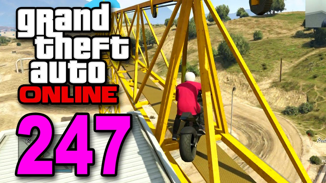 Grand Theft Auto 5 Multiplayer - Part 247 - Crane Jumping (GTA Online Let's Play)