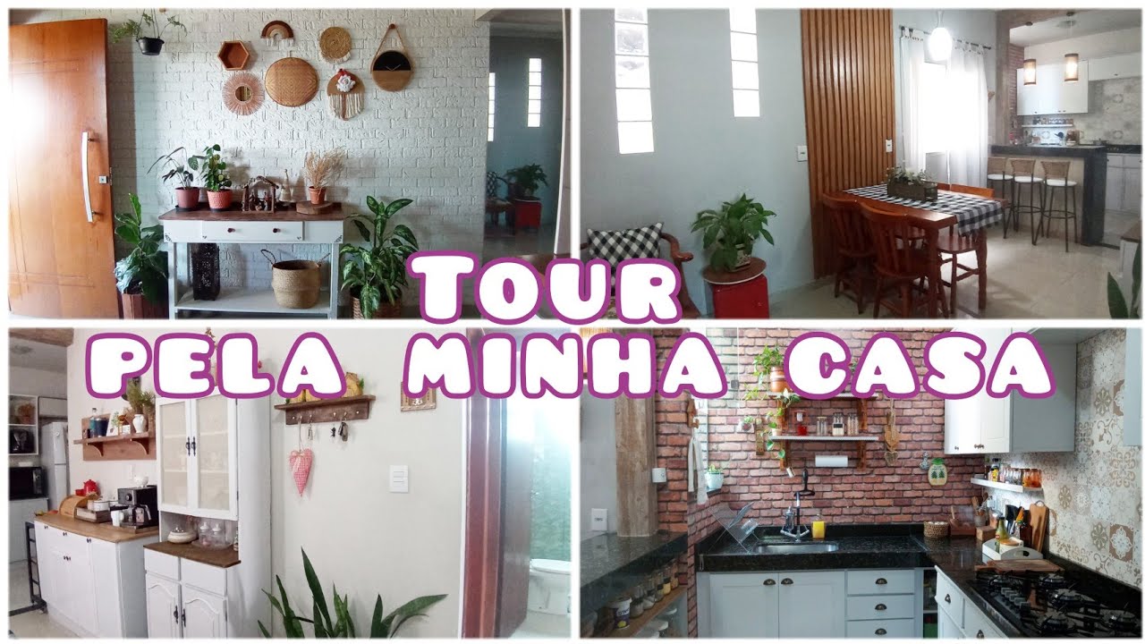 Tour pela minha casa diy / fiz quase tudo / achei muita coisa