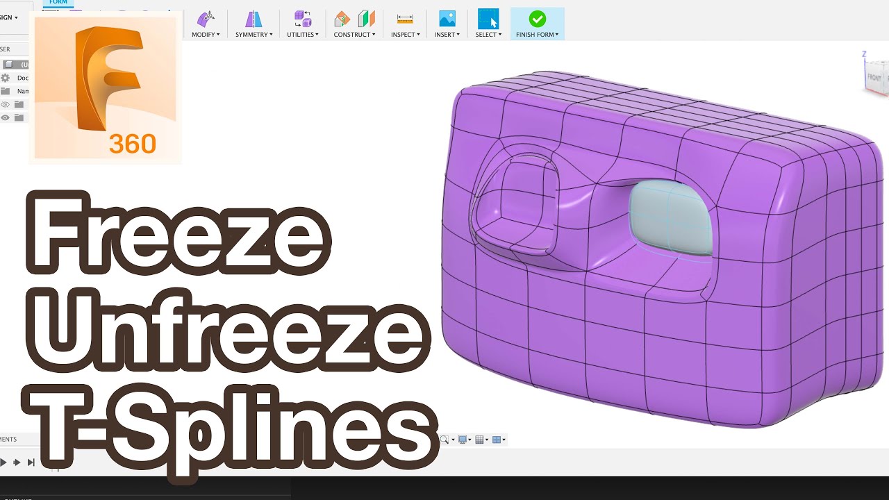 Freeze T-splines ?