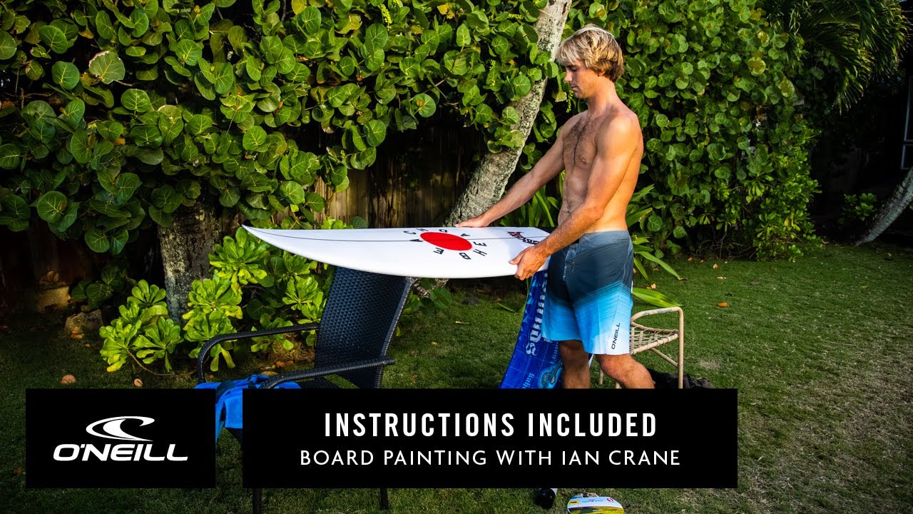 Instructions Included: Board Painting with Ian Crane | Hawaii Live | O'Neill