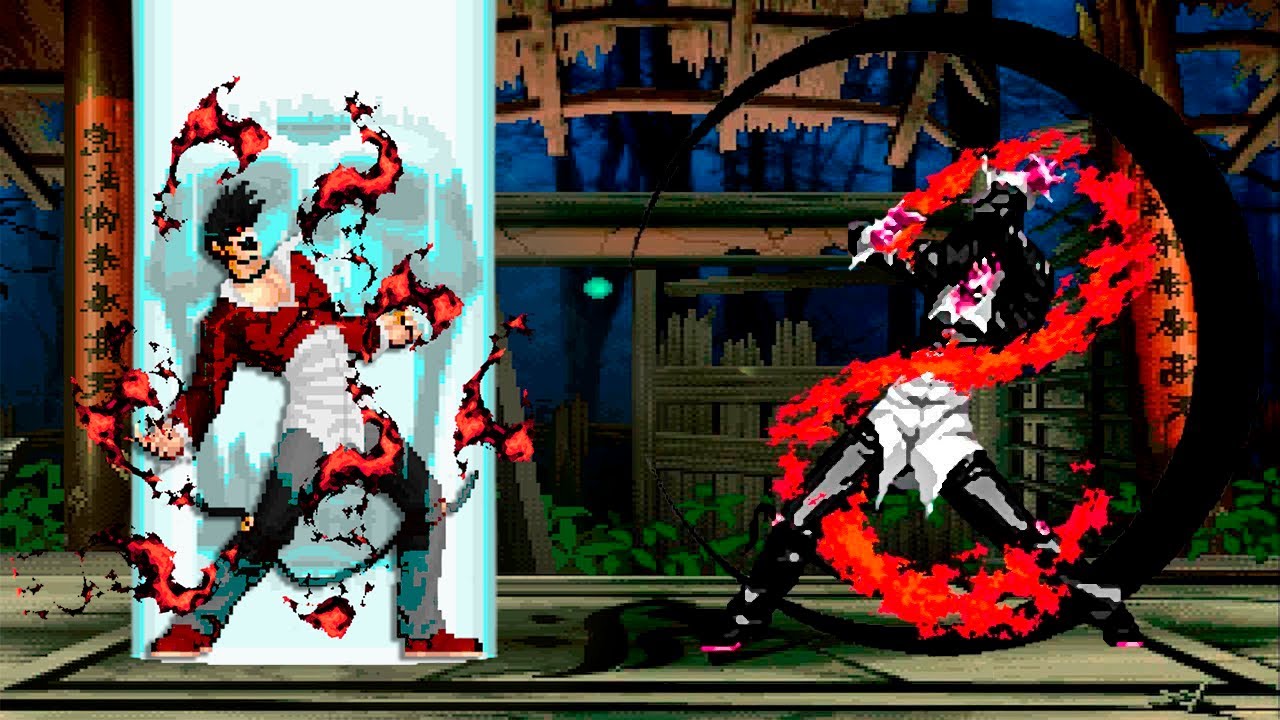 [KOF Mugen] Samael vs Orochi Iori Team