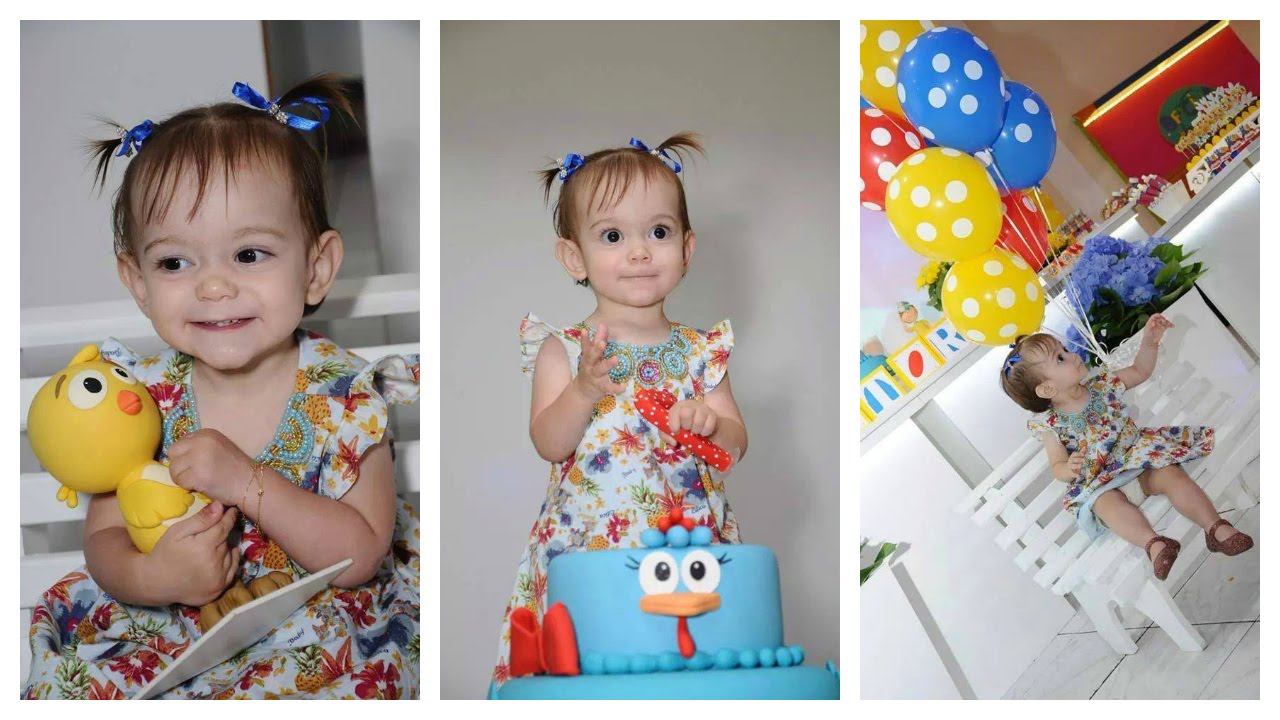 VICTORIA CALINA FAZ 1 ANO - FESTA DE ANIVERSÁRIO  - TEMA GALINHA PINTADINHA  - Flavia Calina