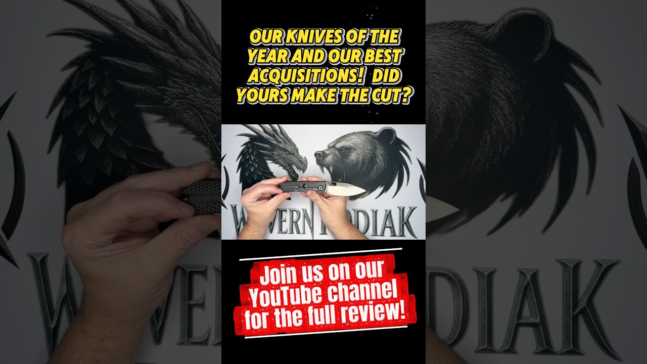 Knife of the year, honorable mention, and best grabs from 2025.  Our year in under a minute! 