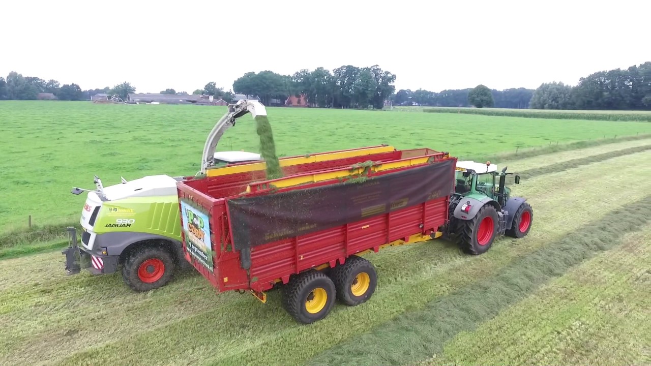 GRASS SILAGE - FENDT 824/927 - CLAAS JAGUAR 930 - LOONBEDRIJF WASSINK - DENEKAMP - NETHERLANDS