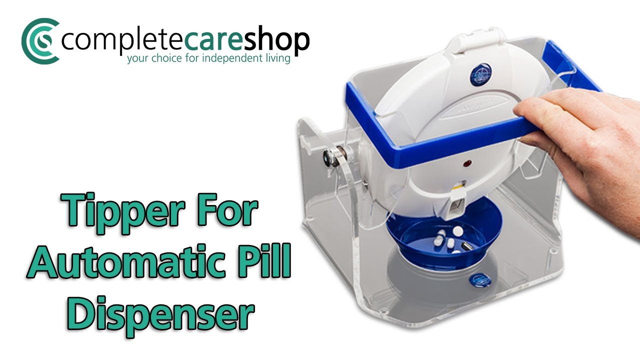 Tipper For Automatic Pill Dispenser - Minimises The Risk Of Spills