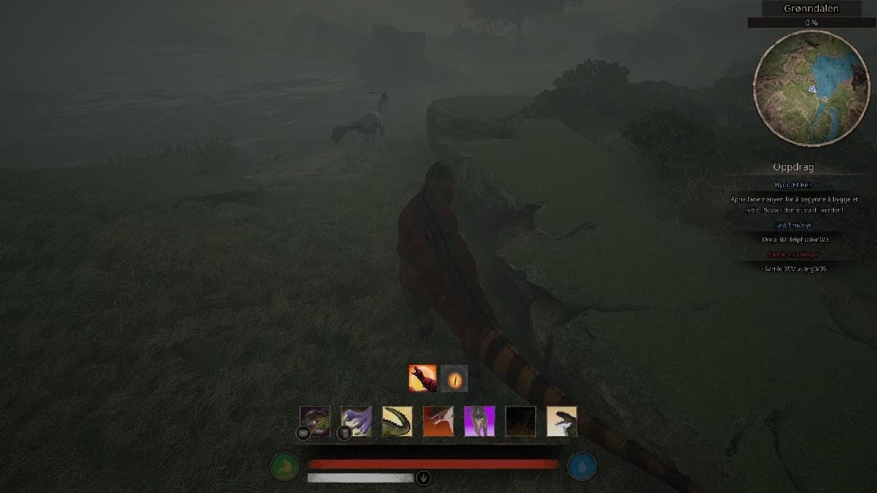 Giga chasing Gigantoraptor