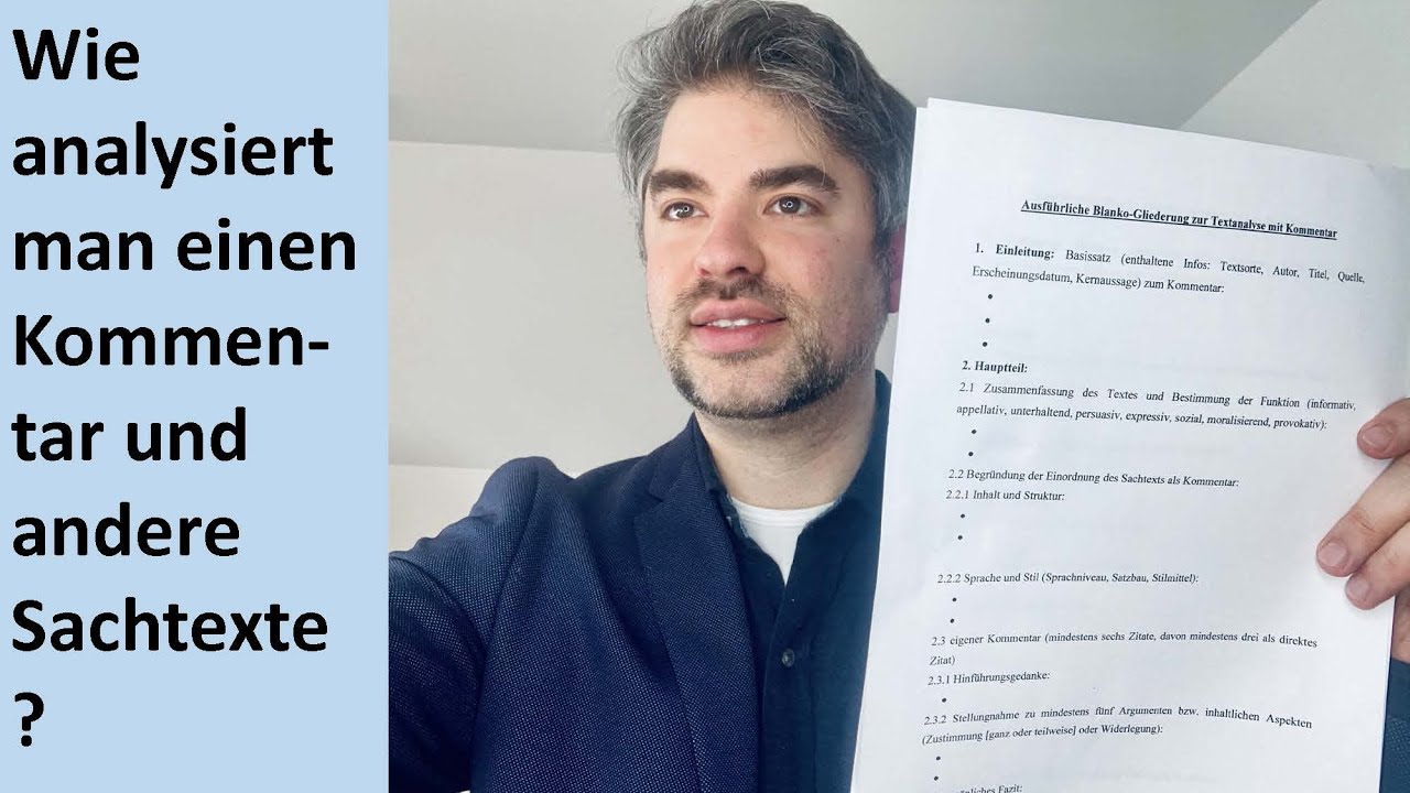 Tipps zur Sachtextanalyse Klausur und Abitur