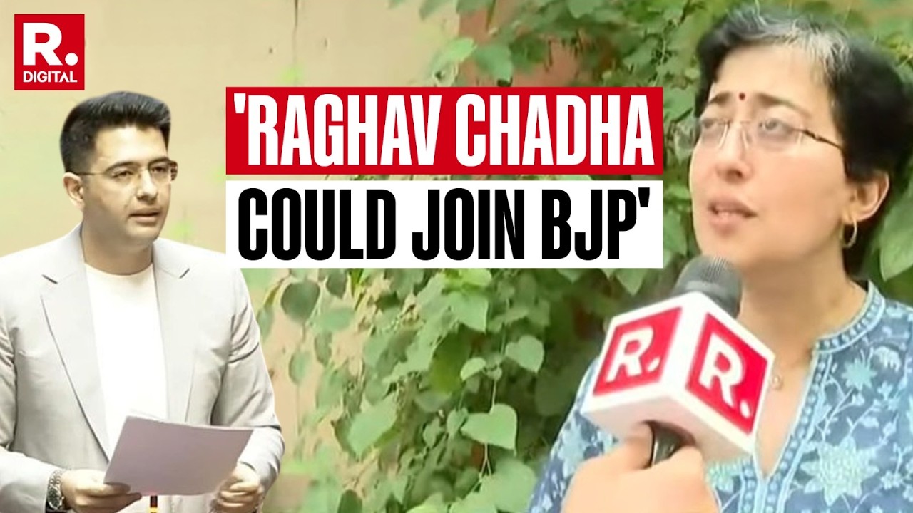AAP Leader Atishi's Shocking Claim On Raghav Chadha's Ouster: 'He May Join BJP!'