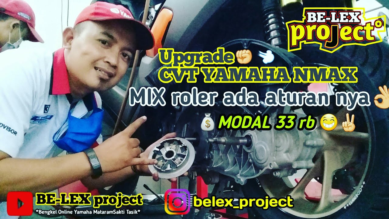 UPGRADE akselerasi  CVT YAMAHA NMAX SETANDAR RASA JOSS
