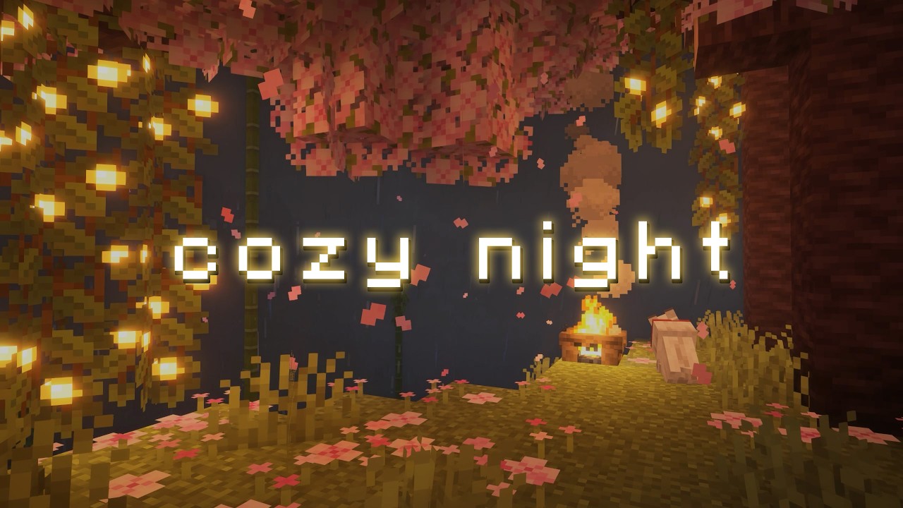 let the storm pass... | Soft Rain + Minecraft Music | Relax, Sleep, Study