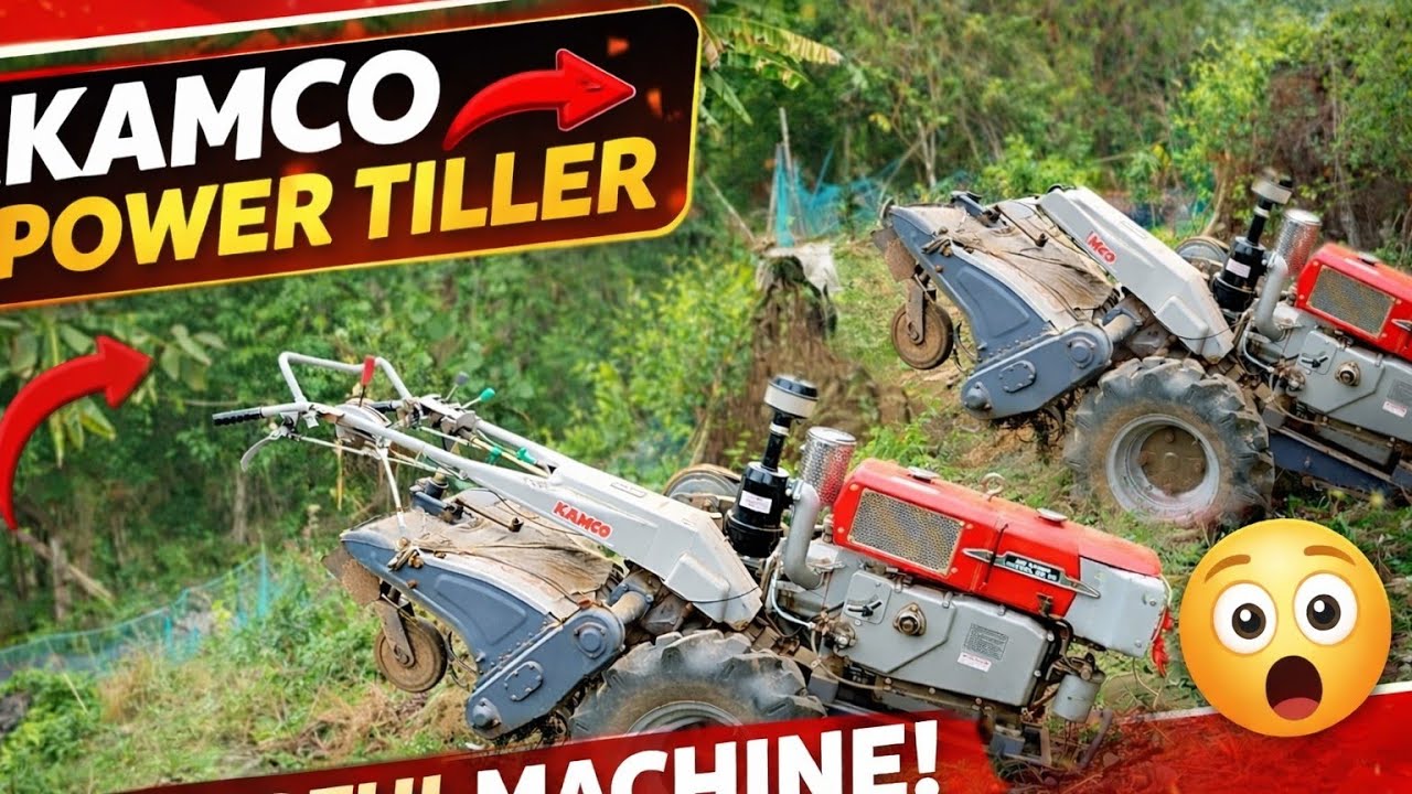 #Kamco Power Tiller ER 90 Stuck In The Mud #vlog_ons