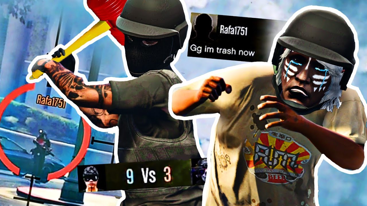 Dándoles Su MERECIDO a DIFERENTES TRYHARDS (GTA 5 ONLINE)