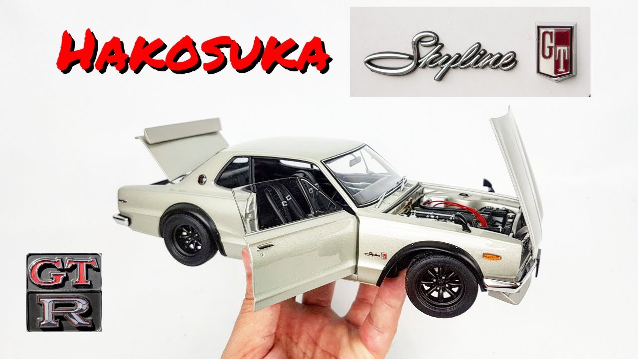 Hakosuka Nissan Skyline 2000 GT-R 1/18 Autoart diecast model car Unboxing and Review