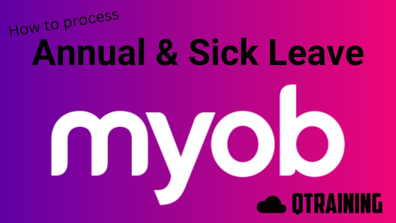 Оформление ежегодного отпуска и больничного в MYOB