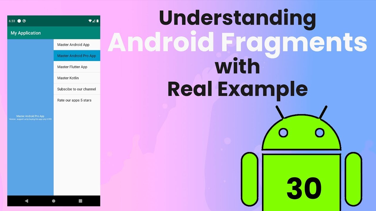 How to Build a Fragments App ? | Android Fragments Tutorial #30
