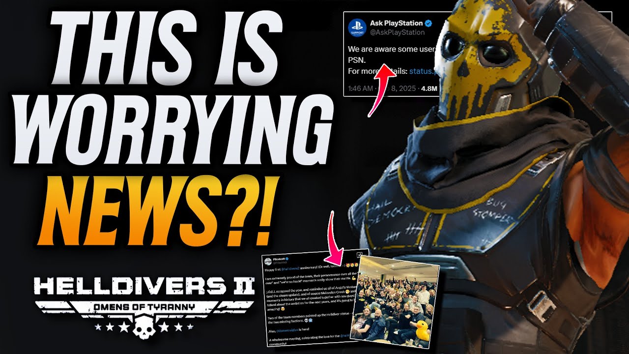 Helldivers 2 Sony Servers Down! Happy 1 Year Anniversary!