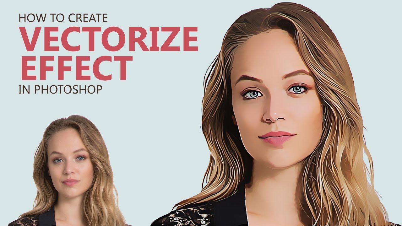 Photoshop Tutorial : Create Vector Painting Effect [Photoshopdesire.com]
