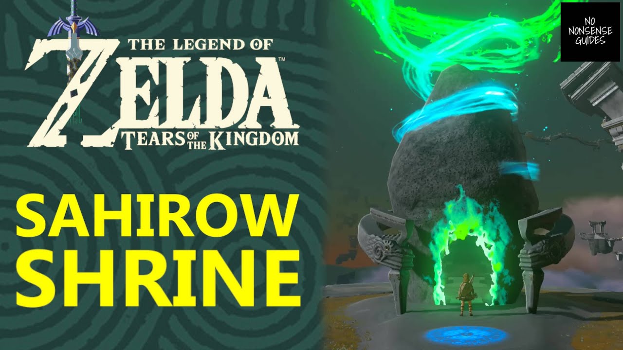 Sahirow Shrine Walkthrough - Zelda Tears of Kingdom - Aid from Above