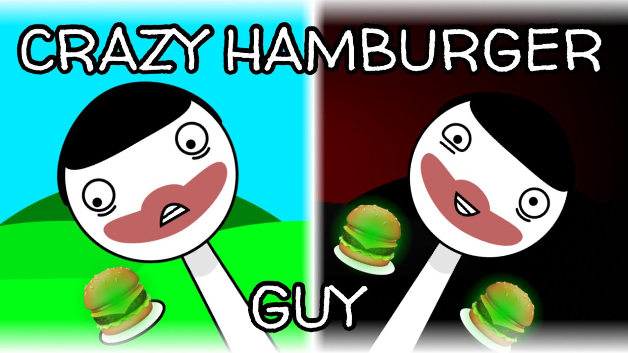 My Sprunki OC: Crazy Hamburger Guy (From Joker Kitchen)