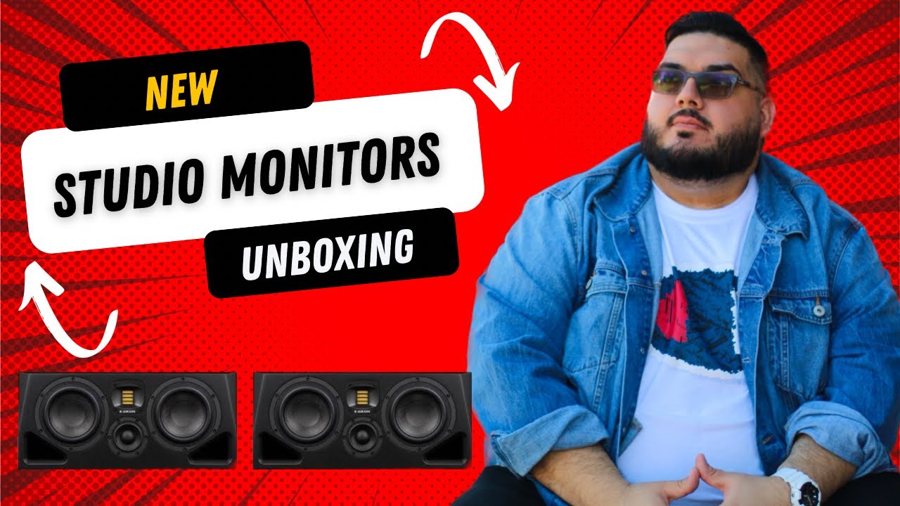 Unboxing of my new @ADAMAudioBerlin A77h studio monitors