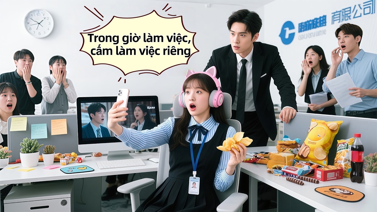 Chủ tịch giả làm nhân viên quèn thị sát công ty ai ngờ bị cô gái dạy hư câu giờ, cái kết ngọt ngào