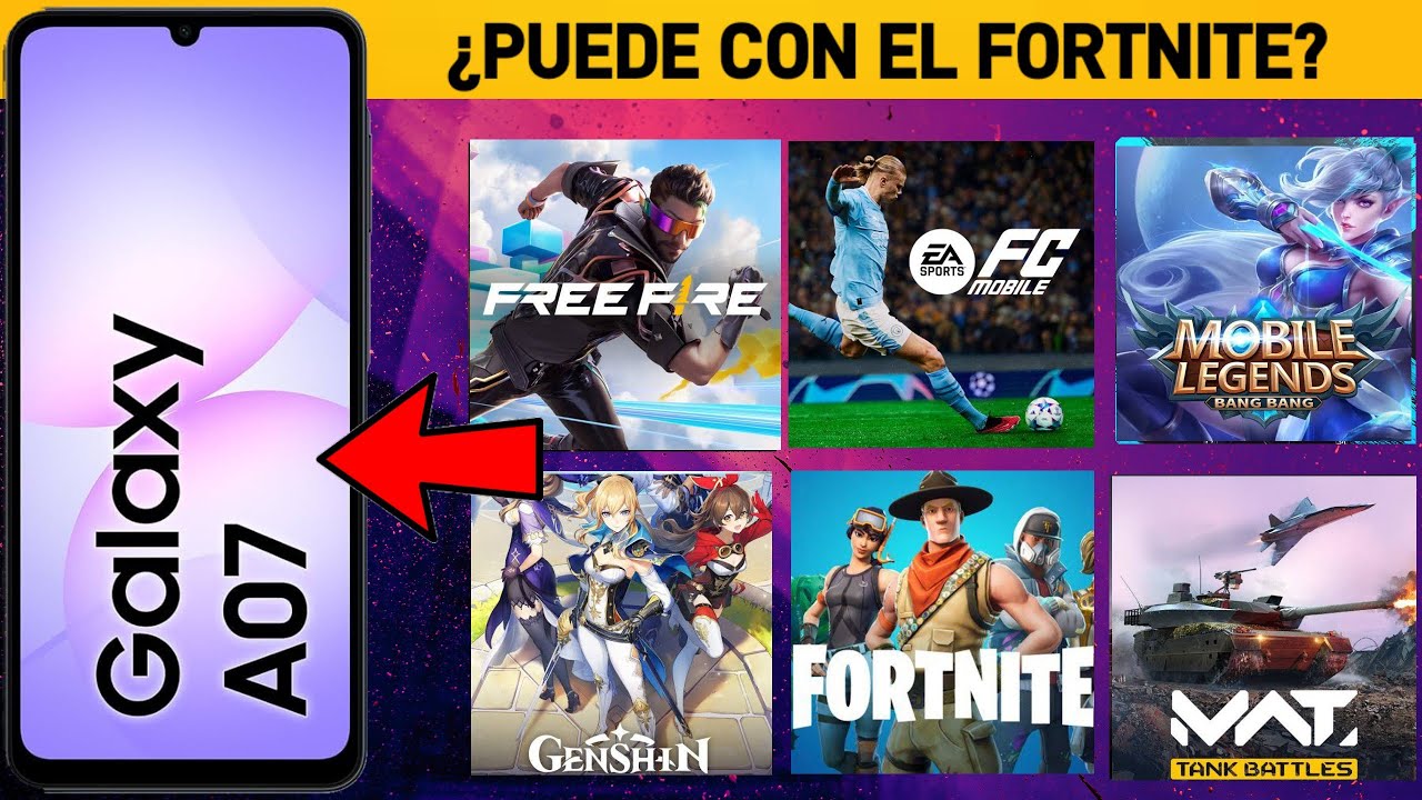 Samsung A07 Game test 