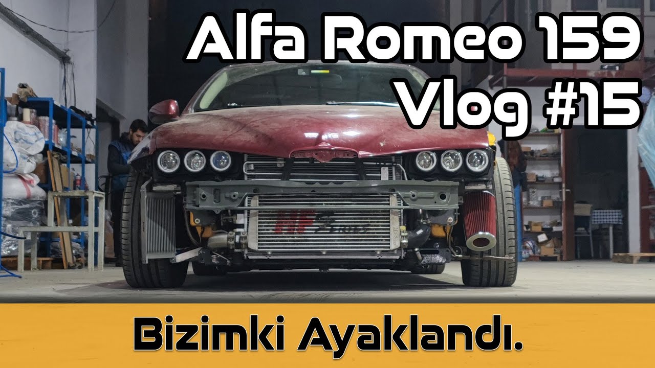 Alfa Romeo 159 1.9 JTDm Proje #Vlog15 - Bizimki Ayaklandı. Motoru Yerine koyduk.
