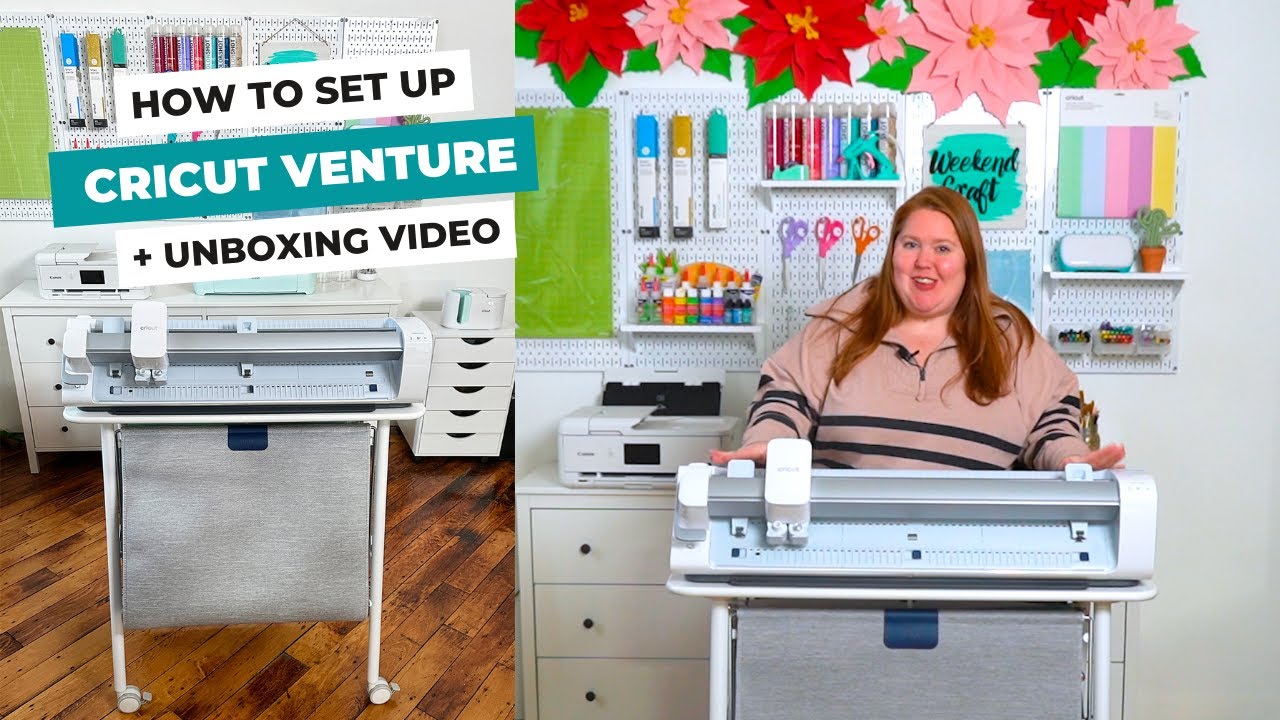 How to Setup the Cricut Venture and Unboxing