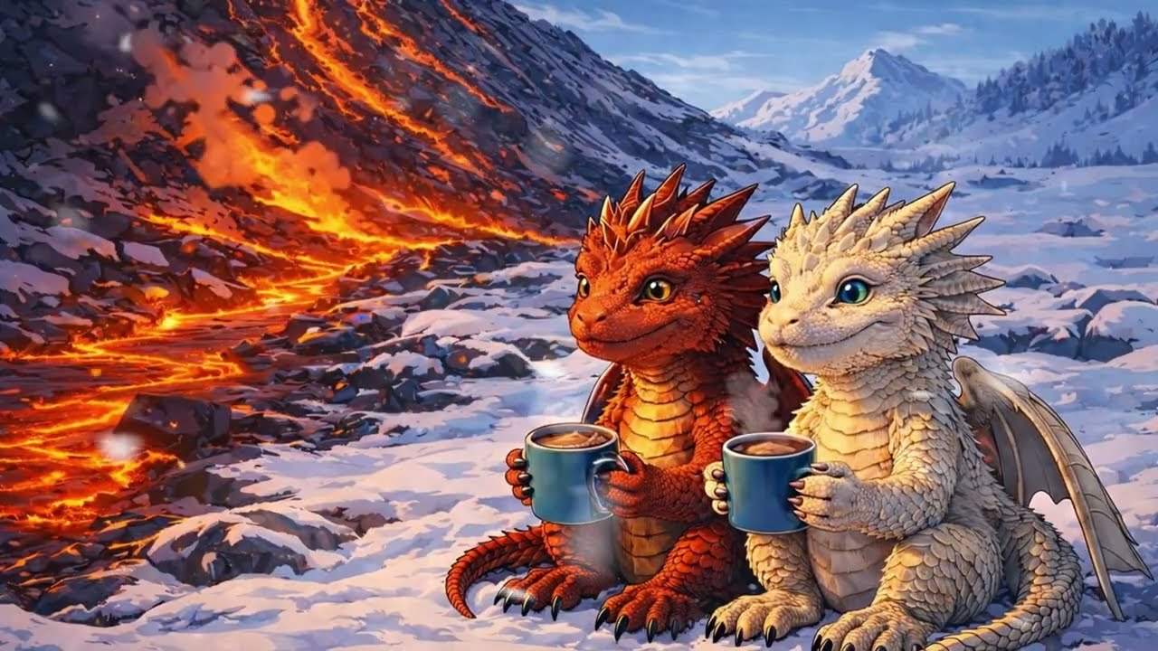 Lava Break 🌙 Winter Lofi Beats for Focus, Study & Relaxing