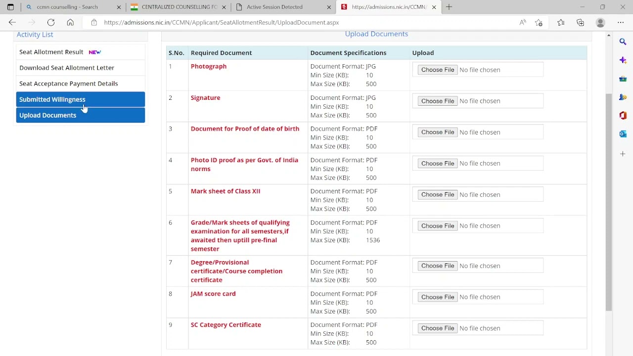 CCMN 1st Round Result Released || How to Complete Counselling Process