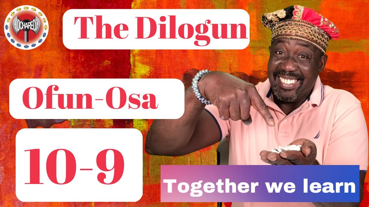 The Dilogun Ofunsa 10-9 together we learn Maferefun Obatala,Orumila, Osain and the palo mayombe.