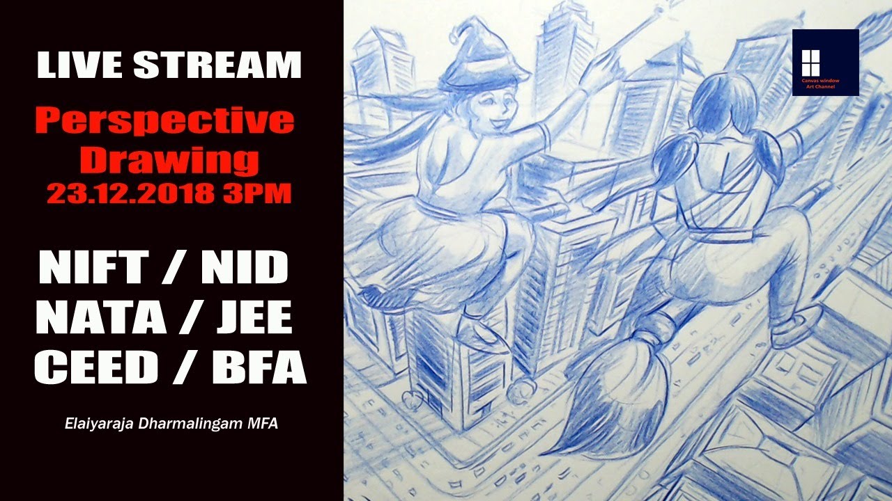 Perspective Drawing Crash Course - NIFT NID NATA JEE CEED BFA