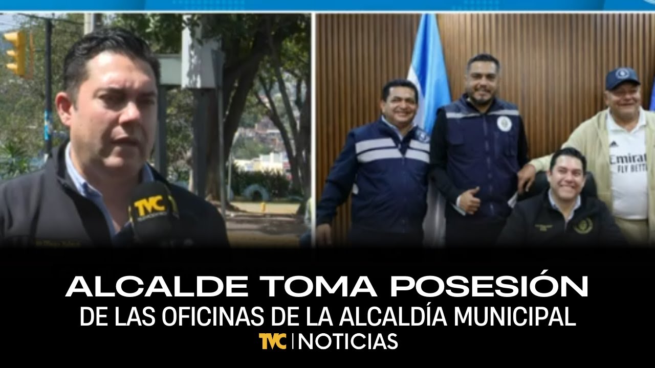 Juan Diego Zelaya toma posesión de las oficinas de la Alcaldía Municipal