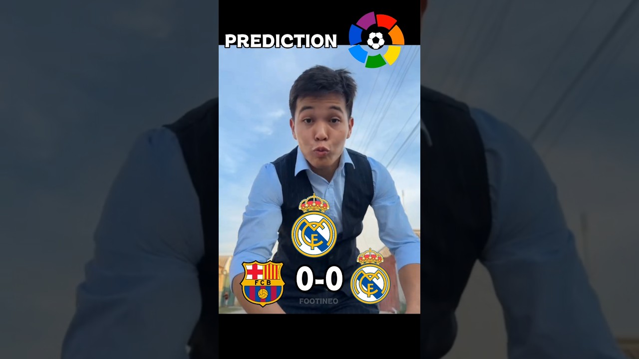 REAL MADRID VS BARCELONA - THE ULTIMATE EL CLASSICO PREDICTION 😱✨