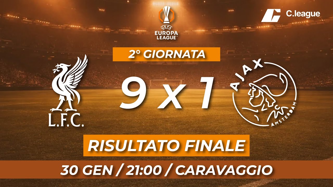 AJAX 1 - 9 LIVERPOOL