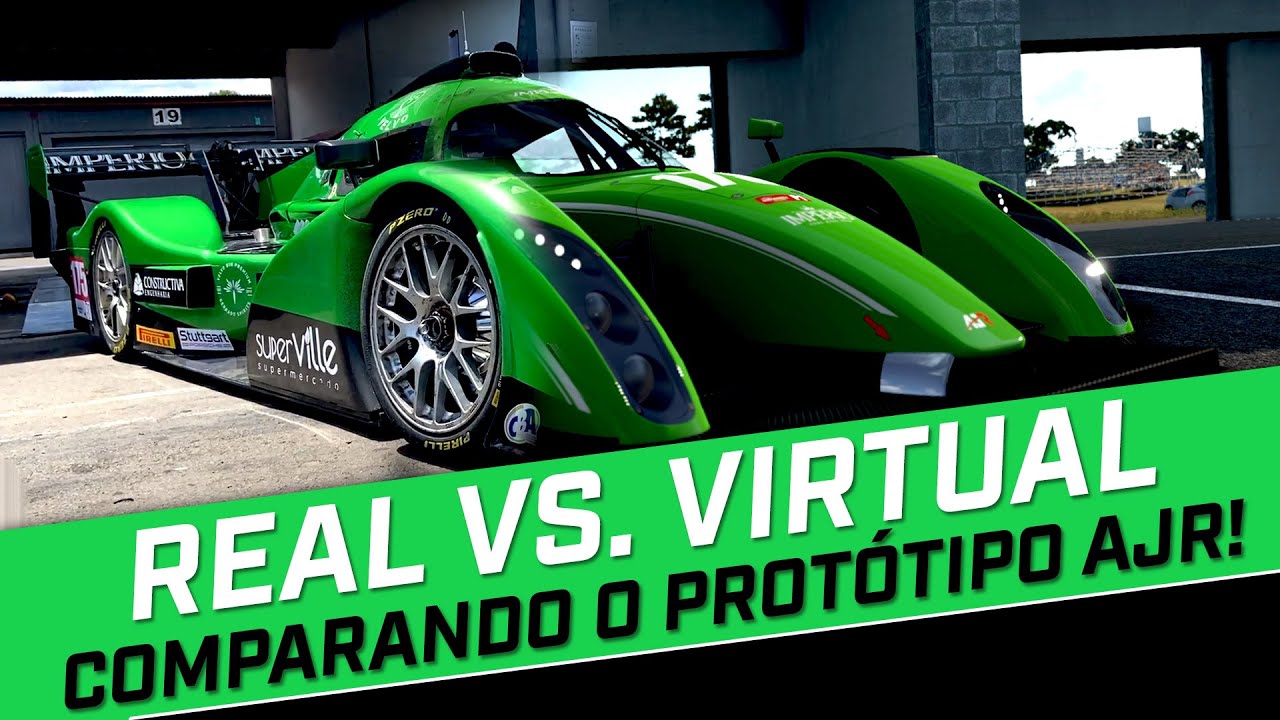 REAL VS VIRTUAL: O protótipo mais rápido do Brasil - AJR!