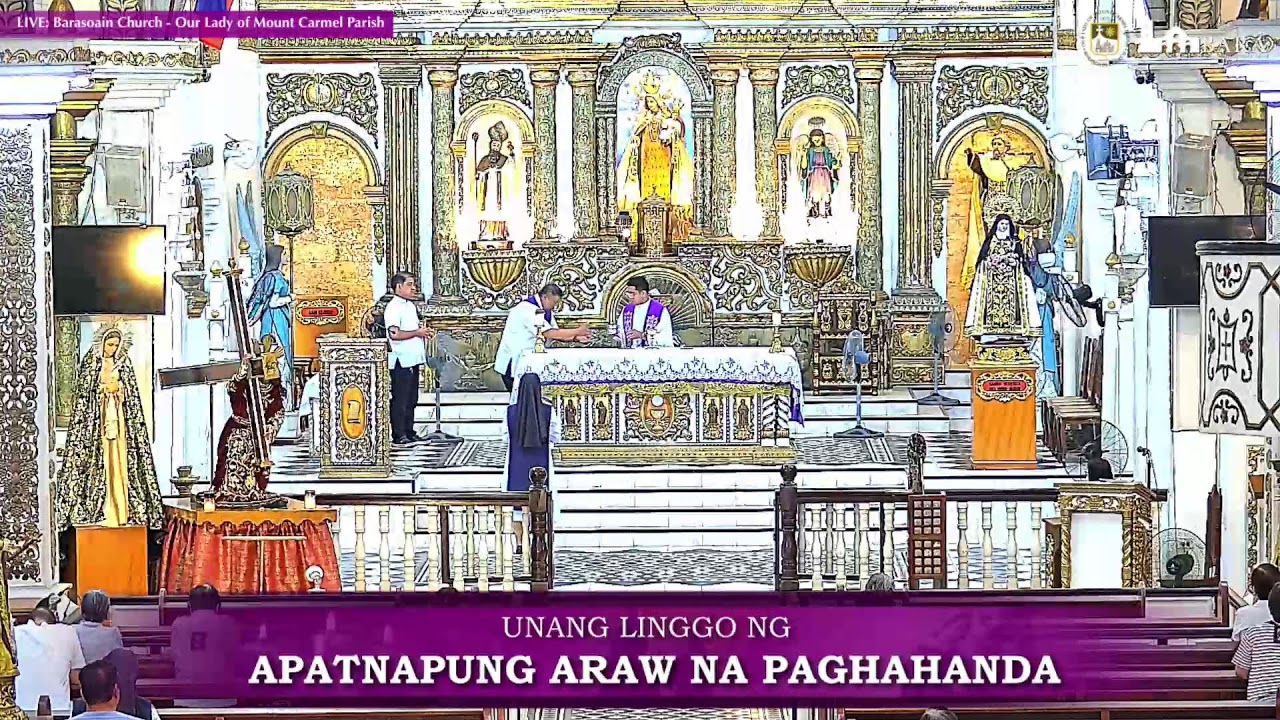 #𝗠𝗜𝗦𝗔𝗕𝗮𝗿𝗮𝘀𝗼𝗮𝗶𝗻 Live mula sa Parokya ng Nuestra Señora del Carmen - Simbahan ng Barasoain | 06:00 N.U
