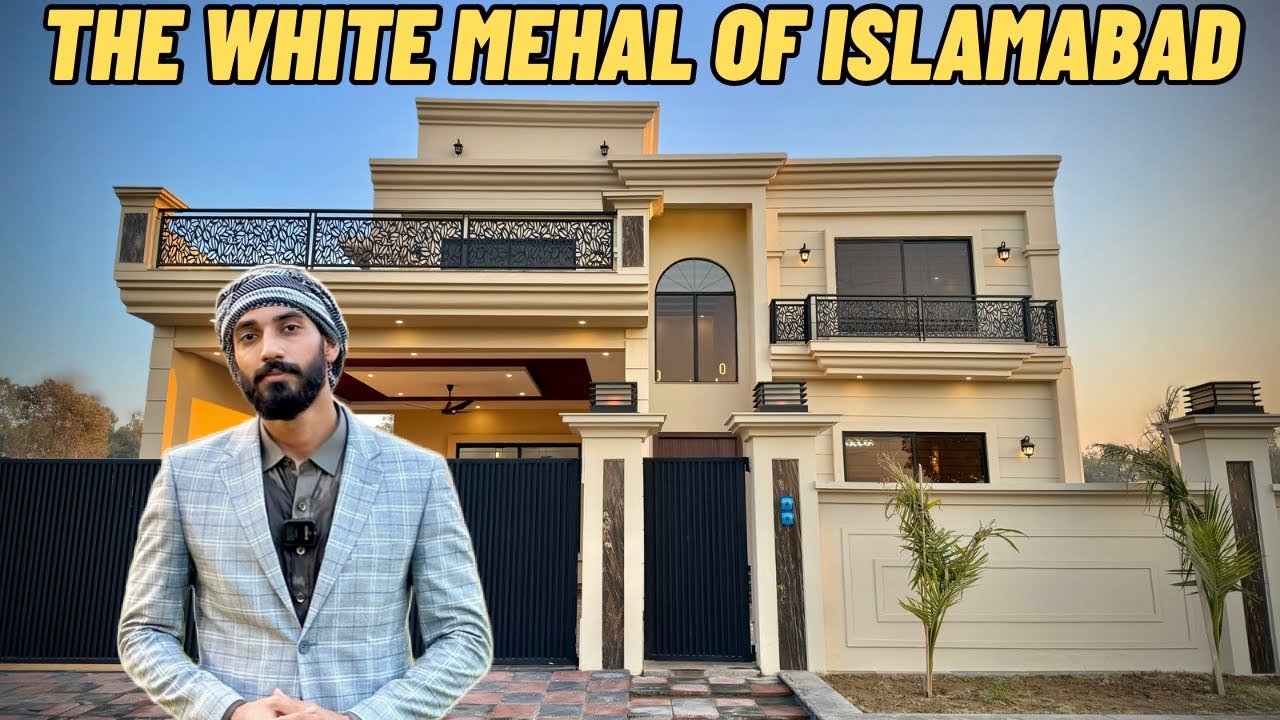 1.5 Kanal (WHITE-STANDING MEHAL SPECTACLE) House For Sale in F17 MPCHS Islamabad