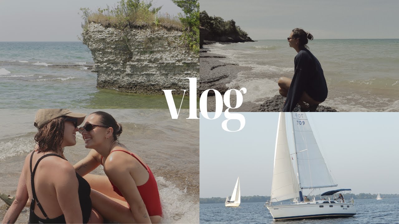 week vlog - belleville, prince edward county & 7am enfant haul!!
